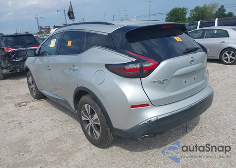 2021 Nissan Murano Sv Fwd from USA, damaged, VIN 5N1AZ2BJ1MC130316